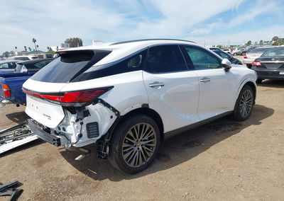2023 Lexus Rx 350h Luxury, Left Side damage, Iaai lot 44590578, photo 4 of 18