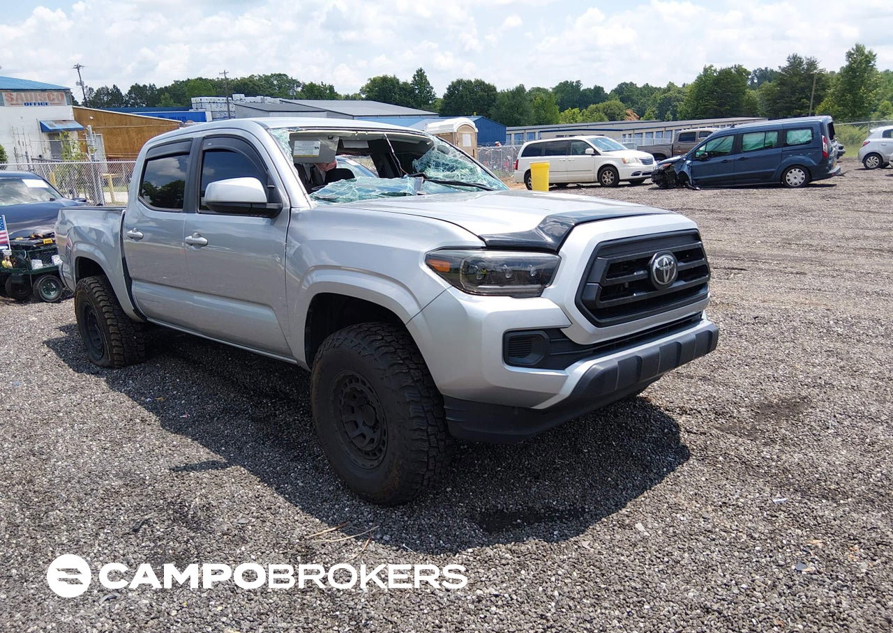 2023 Toyota Tacoma Sr, Left & Right Side damage, Iaai lot 45345561