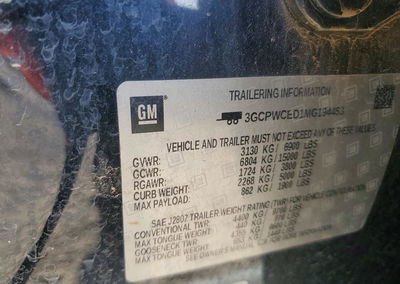 2021 Chevrolet Silverado C1500 Lt, пошкодження: Передня частина, Copart лот 57874156, фото 12 з 13