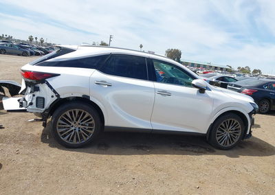 2023 Lexus Rx 350h Luxury, Left Side damage, Iaai lot 44590578, photo 14 of 18