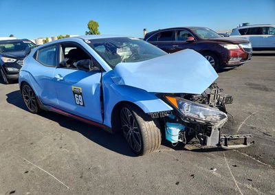2020 Hyundai Veloster N Base, daño Frontal, Copart lote 61409976, foto 4 de 13