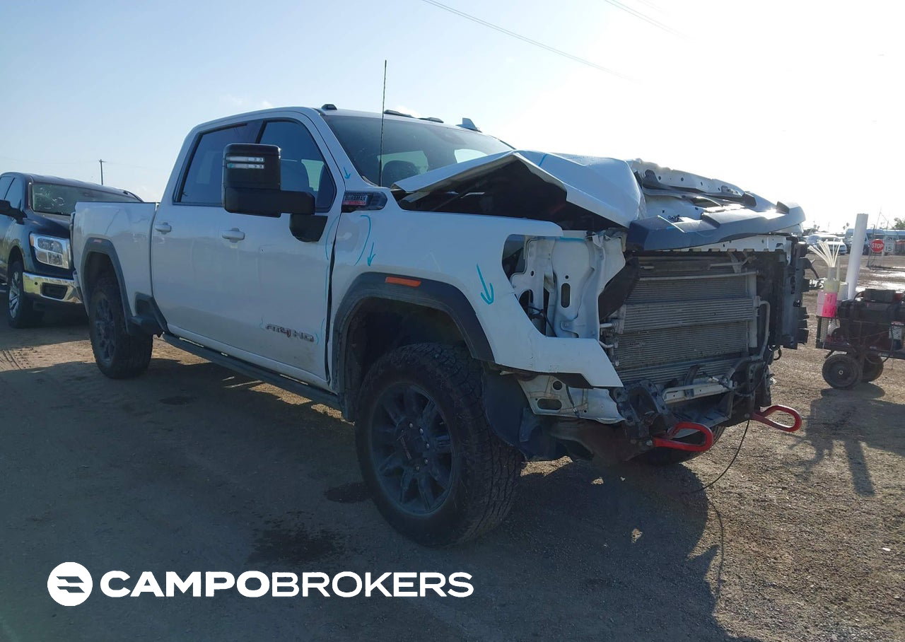 2025 Gmc Sierra 2500hd 4wd  Standard Bed At4, Front End damage, Iaai lot 45216298