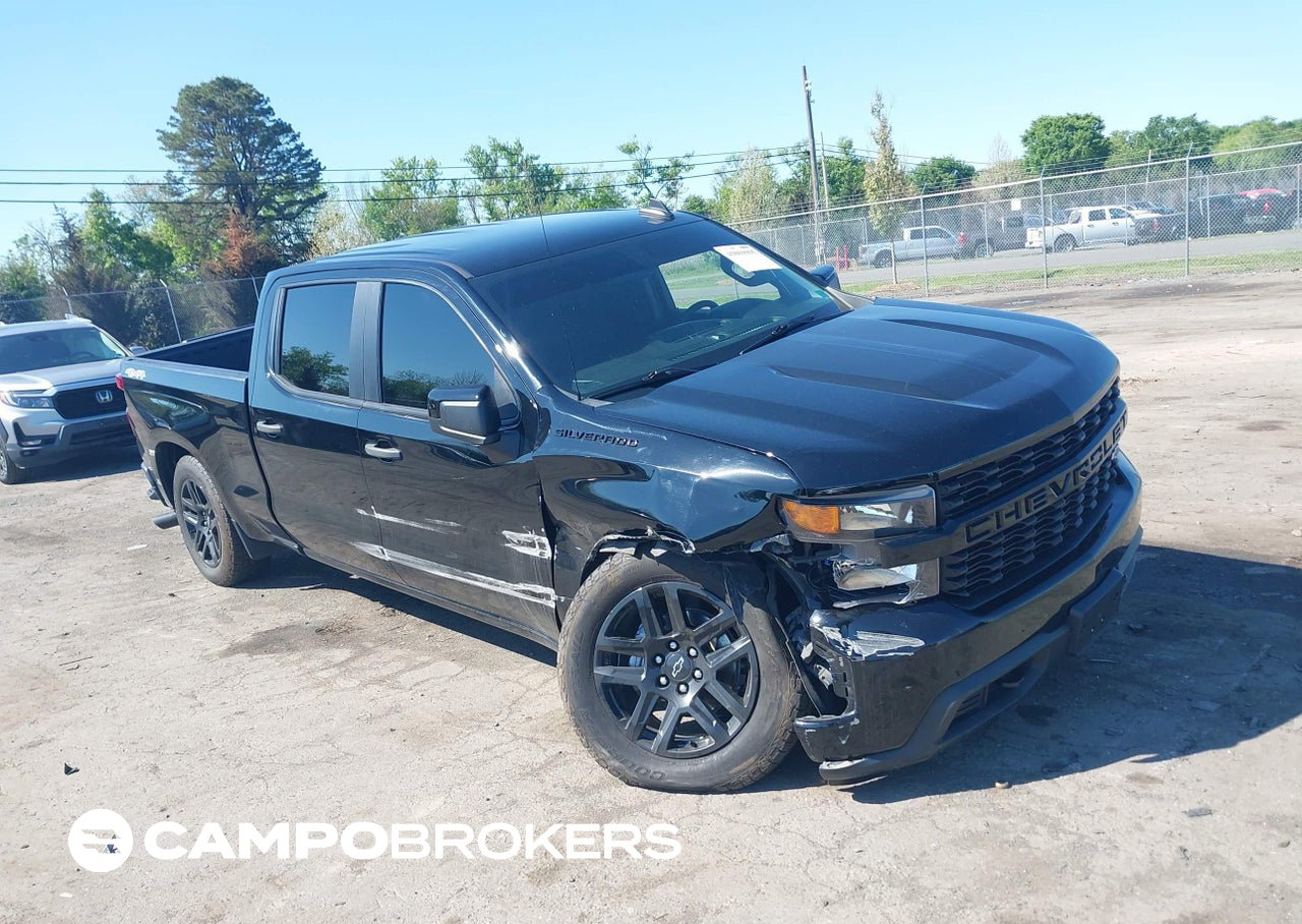 2021 Chevrolet Silverado 1500, daño Frontal derecho, Iaai lote 45069995