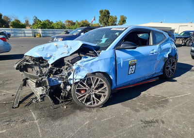 2020 Hyundai Veloster N Base, daño Frontal, Copart lote 61409976