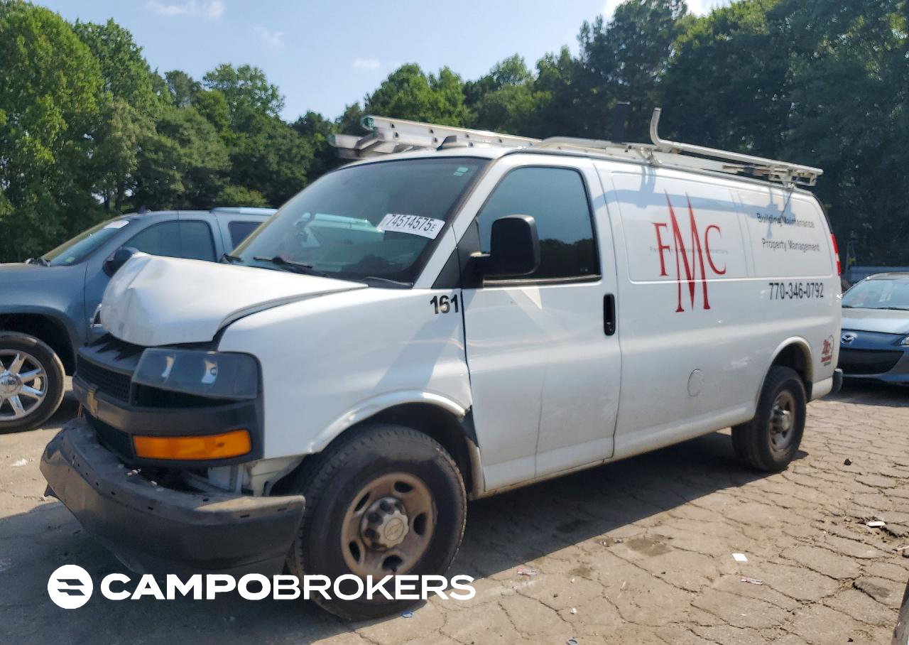 2019 Chevrolet Express G2500, uszkodzenie: Przód, Copart lot 74514575
