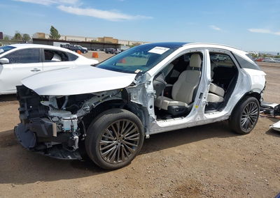 2023 Lexus Rx 350h Luxury, Left Side damage, Iaai lot 44590578, photo 2 of 18