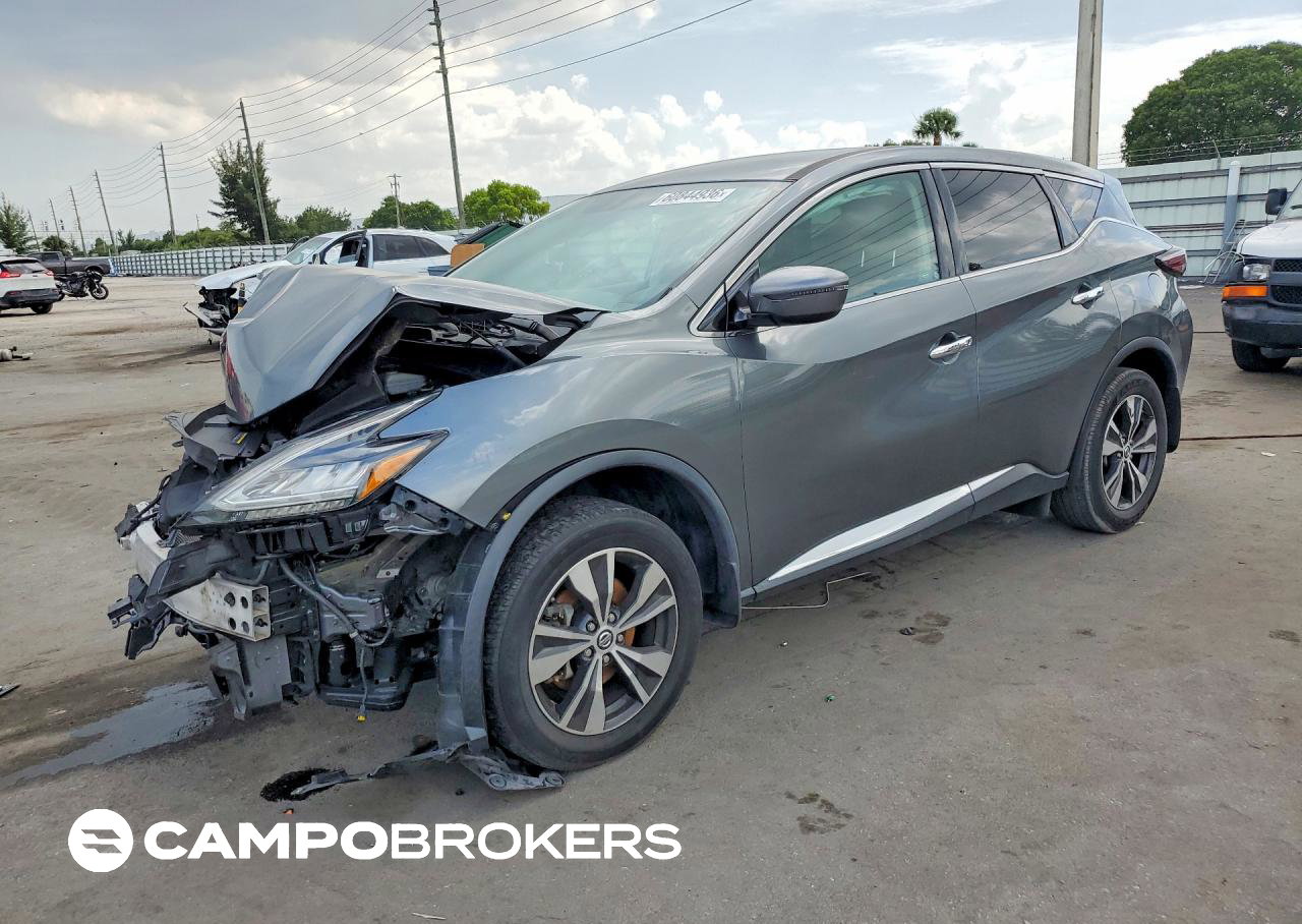2019 Nissan Murano S, пошкодження: Передня частина, Copart лот 60844936