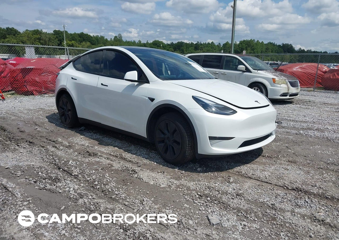 2024 Tesla Model Y Long Range Single Motor Rear-wheel Drive/rwd, uszkodzenie: Tył, Iaai lot 45466320