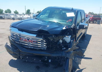 2024 Gmc Sierra 1500 4wd  Short Box Denali, daño Frontal izquierdo, Iaai lote 45394034, foto 2 de 16