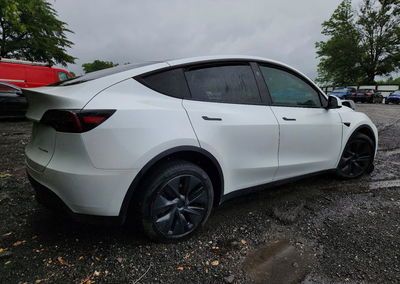 2025 Tesla Model Y, Front End damage, Copart lot 51106796, photo 3 of 11