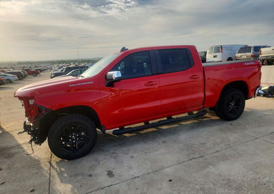 2024 Chevrolet Silverado K1500 Lt, daño Frontal, Copart lote 58365786
