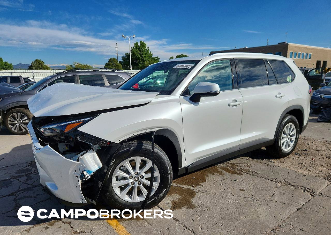 2026 Toyota Grand Highlander Hybrid Xle, пошкодження: Передня частина, Copart лот 60018826