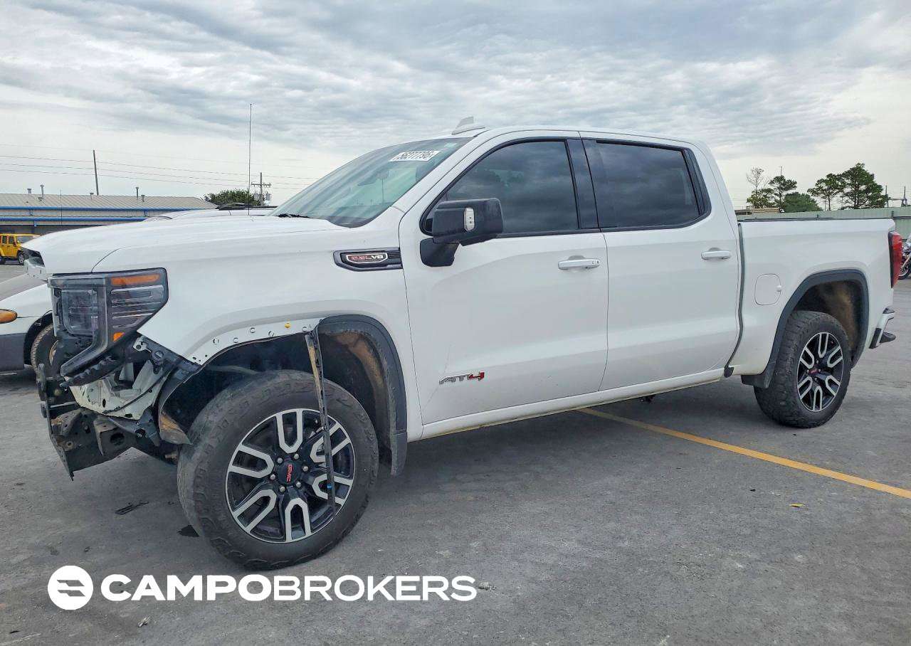 2024 Gmc Sierra K1500 At4, Front End damage, Copart lot 56277796