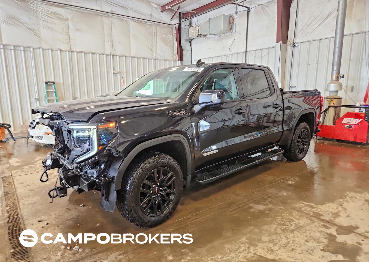 2024 Gmc Sierra K1500 Elevation, daño Frontal, Copart lote 59147216