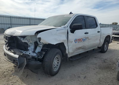 2025 Chevrolet Silverado K1500, daño Frontal, Copart lote 91030465