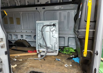 2022 Ford Transit 250 Delivery Van, daño Frontal, Copart lote 57748046, foto 11 de 13