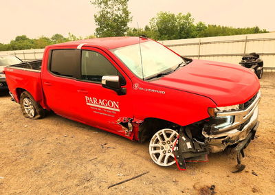 2021 Chevrolet Silverado K1500 Lt, daño Frontal, Copart lote 60609806, foto 4 de 12