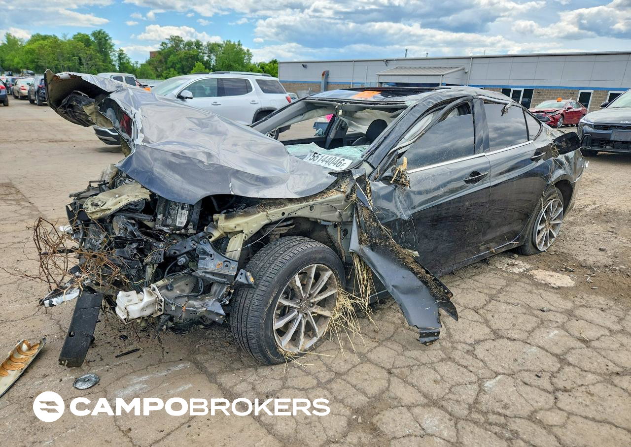 2020 Acura Tlx, пошкодження: По всьому кузову, Copart лот 55144046