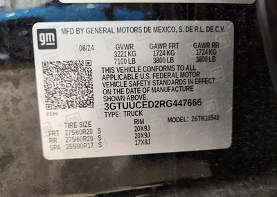 2024 Gmc Sierra K1500 Elevation, daño Frontal, Copart lote 59147216, foto 13 de 15