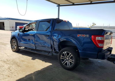 2023 Ford F150 Supercrew, uszkodzenie: Bok, Copart lot 57770426, zdjęcie 2 z 12
