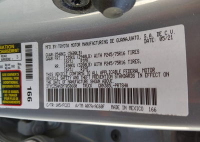 2021 Toyota Tacoma Sr5 V6, uszkodzenie: Lewy bok, Iaai lot 44861447, zdjęcie 9 z 17