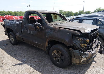 2026 Gmc Sierra 1500 , Standard Bed, Pro, Rwd, Total Burn damage, Iaai lot 45471358