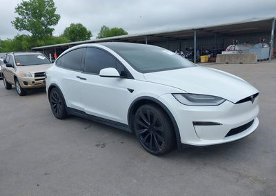 2022 Tesla Model X Dual Motor All-wheel Drive, daño Trasero izquierdo, Iaai lote 45162272