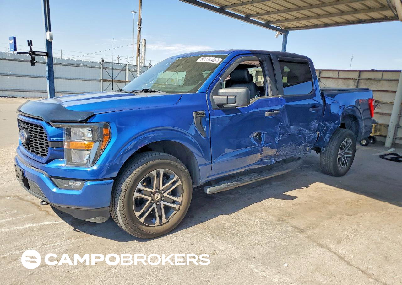 2023 Ford F150 Supercrew, uszkodzenie: Bok, Copart lot 57770426