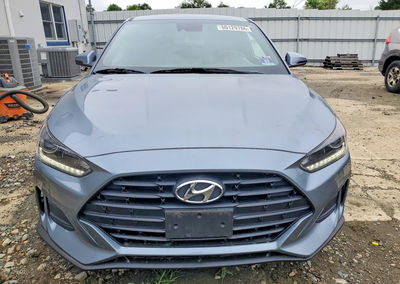 2019 Hyundai Veloster 2.0l, daño Bajos, Copart lote 60129786, foto 5 de 14