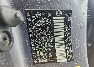2019 Lexus Ux 200 Base, daño Frontal, Copart lote 47772536, foto 12 de 12