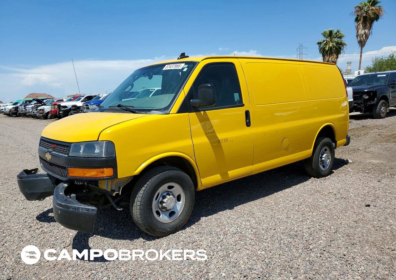 2021 Chevrolet Express G, daño Frontal, Copart lote 57437966