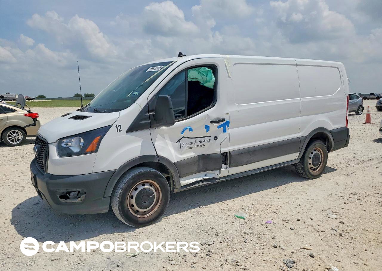 2023 Ford Transit 150 Delivery Van, Side damage, Copart lot 55870936