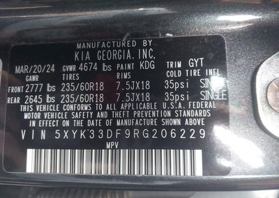 2024 Kia Sportage Ex, Left Front damage, Iaai lot 45041774, photo 9 of 16