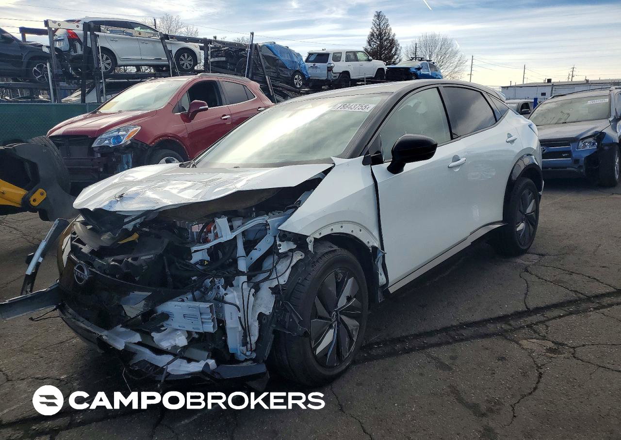 2025 Nissan Ariya Evolve+ E-4orce, uszkodzenie: Przód, Copart lot 78843755
