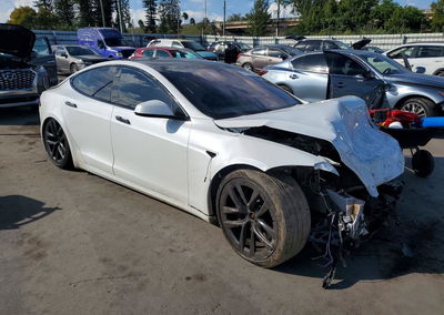 2021 Tesla Model S, uszkodzenie: Przód, Copart lot 74768825, zdjęcie 4 z 13