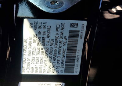 2025 Honda Cr-v Exl, uszkodzenie: Drobne wgniecenia/zarysowania, Copart lot 62129126, zdjęcie 12 z 12