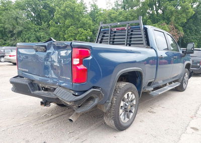 2025 Chevrolet Silverado 2500hd 4wd  Standard Bed Custom, Front End damage, Iaai lot 45242166, photo 4 of 16