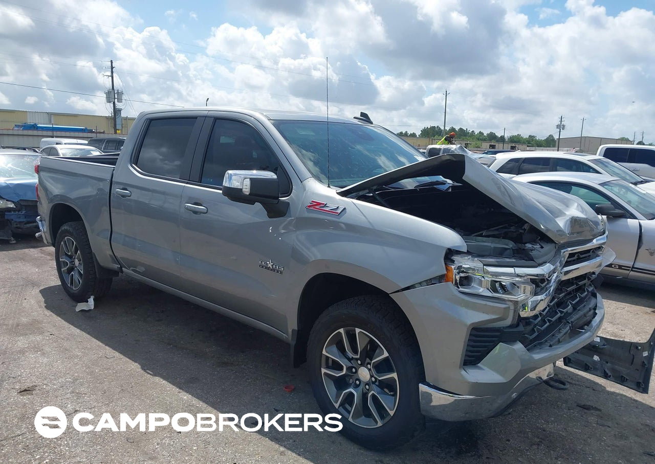 2024 Chevrolet Silverado 1500 4wd  Short Bed Lt, daño Frontal, Iaai lote 44932034