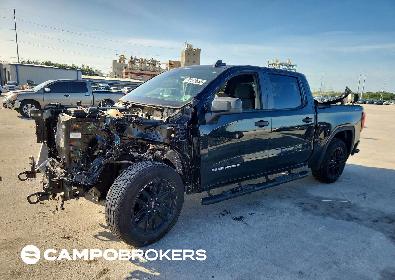 2024 Gmc Sierra K1500, daño Frontal, Copart lote 58616636
