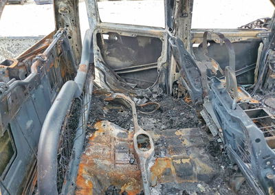 2020 Ram 2500 Tradesman, daño Incendio, Copart lote 55442016, foto 10 de 11