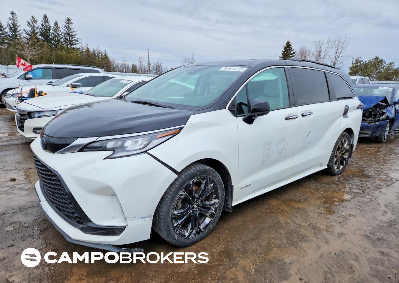2021 Toyota Sienna Le, uszkodzenie: Wandalizm, Copart lot 78161615