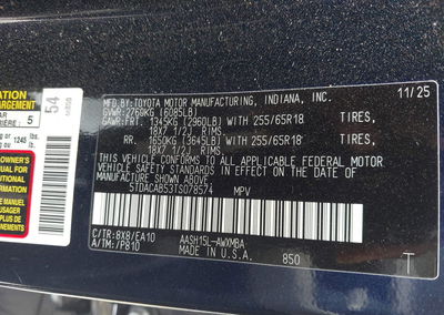 2026 Toyota Grand Highlander Hybrid Xle, All Over damage, Iaai lot 45181389, photo 9 of 19