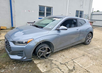 2019 Hyundai Veloster 2.0l, daño Bajos, Copart lote 60129786