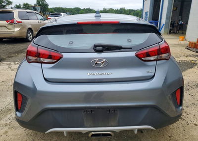 2019 Hyundai Veloster 2.0l, daño Bajos, Copart lote 60129786, foto 6 de 14