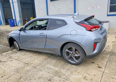 2019 Hyundai Veloster 2.0l, daño Bajos, Copart lote 60129786, foto 2 de 14