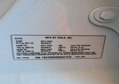 2025 Tesla Model Y, uszkodzenie: Przód, Copart lot 53267206, zdjęcie 14 z 14