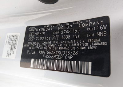 2019 Hyundai Veloster 2.0, daño Normal Wear & Tear, Iaai lote 45663041, foto 9 de 17