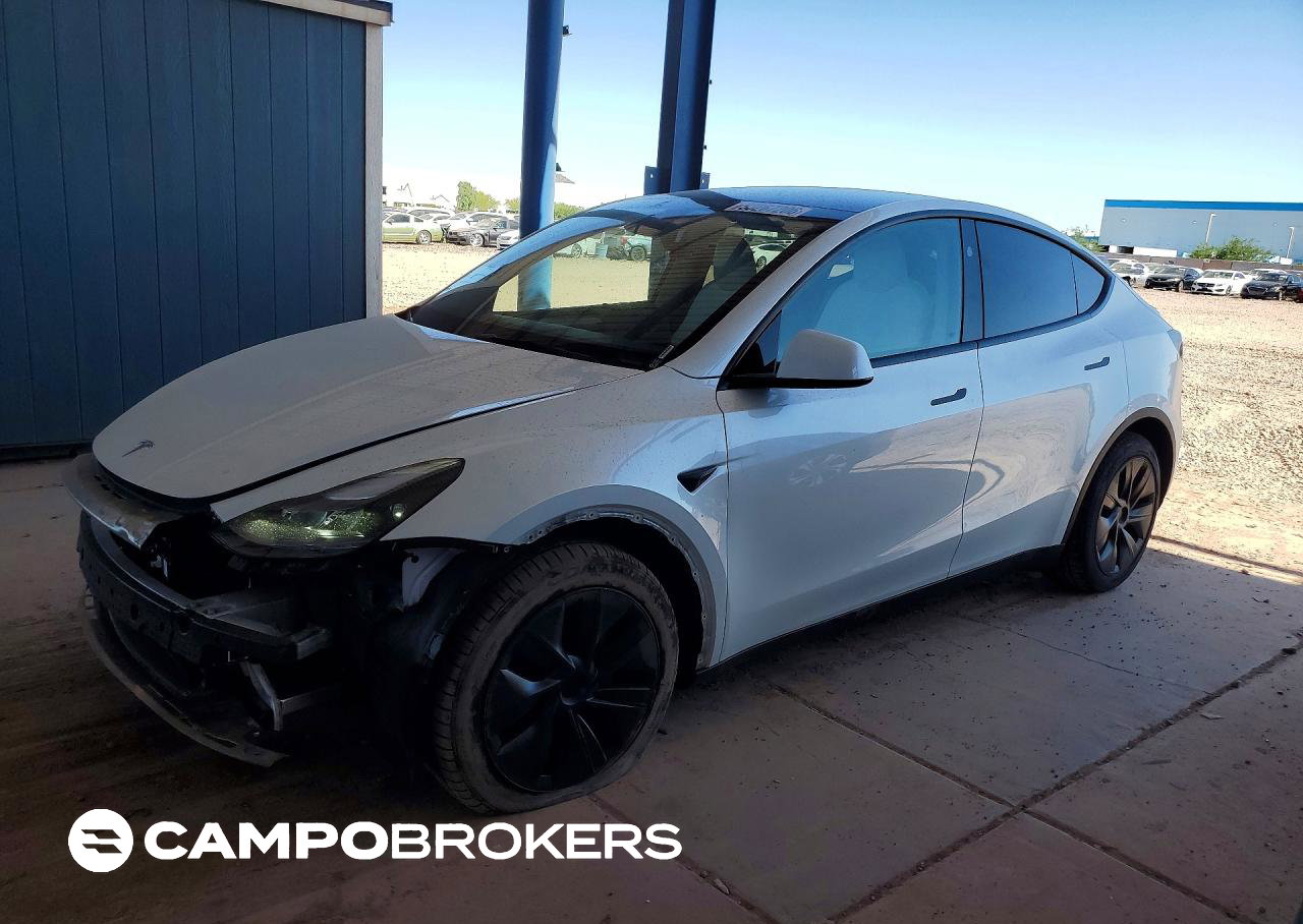 2025 Tesla Model Y, uszkodzenie: Przód, Copart lot 53267206