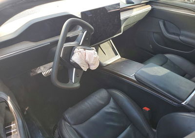 2021 Tesla Model S, uszkodzenie: Przód, Copart lot 74768825, zdjęcie 8 z 13