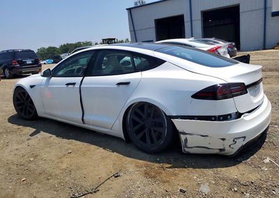 2023 Tesla Model S, daño Lateral, Copart lote 59117756, foto 2 de 12